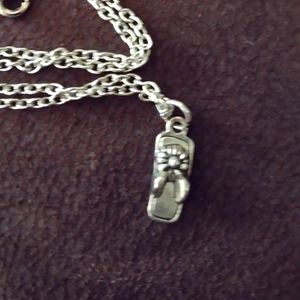 Necklace with a flip flop on it!!